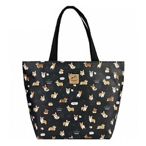 Waterproof Corgi Large Travel Tote Shoulder Bag